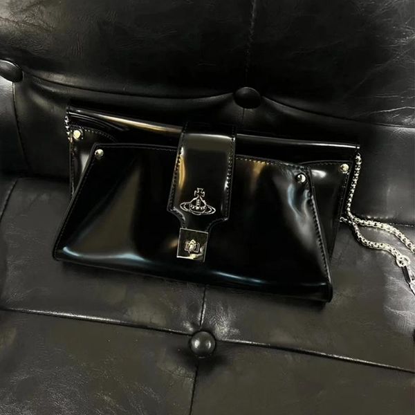 

shoulder bags high-end brand women's bag designer tide underarm texture envelope chain messenger crown decoration styleshoulder