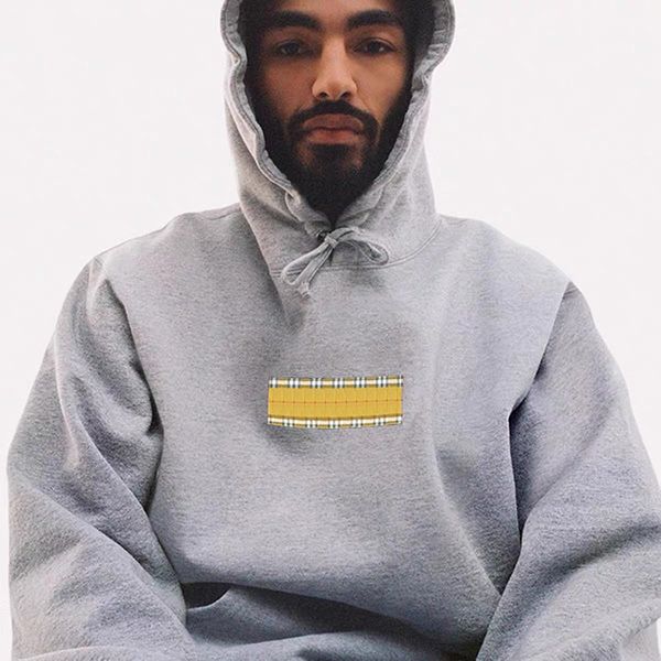 

22ss sp signed jointly week3 classic box letter printed hooded sweatshirt simple men women hoodies pullover casual street fashion autumn win, Black