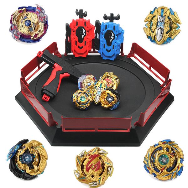 Spinning Top Arena Beyblades Childrens Gyro Blasting Stadium Childrens Gift Gyro Girlating Blade Launcher Boy Toy 220826