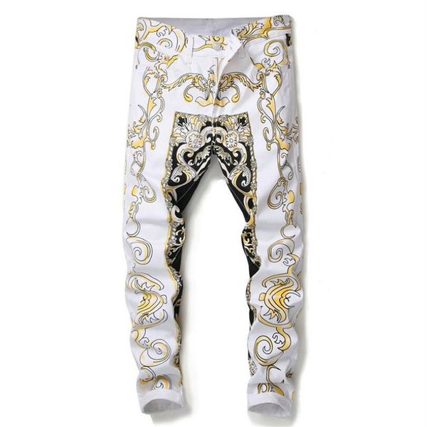 

new men designer pants fashion digital printed hip hop pant cotton casual outdoor pants281n, Black