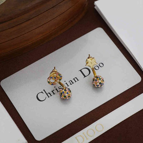 

2022 factory wholesale new family's new star earrings, Golden
