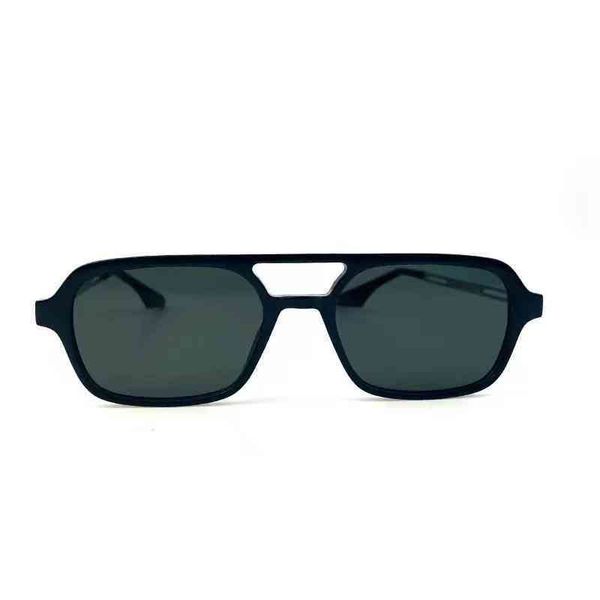 

2022 new gm double beam sunglass metal leg small box sunglass men's and women's net red and black frame sunglass, White;black