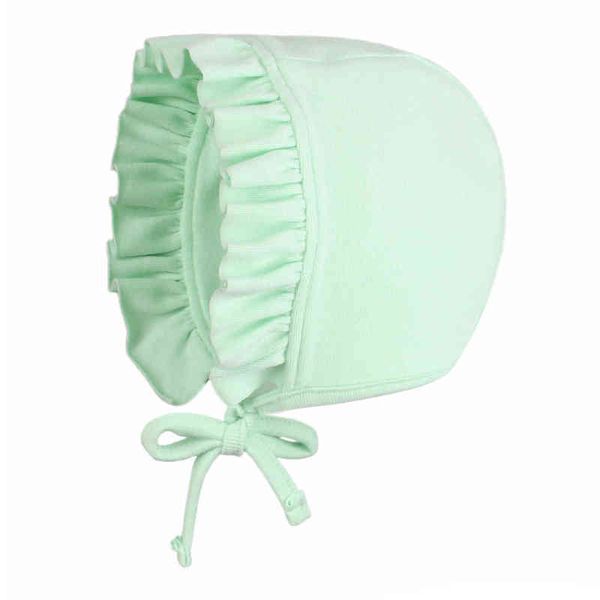 

newborn girls baptism hat baby cotton bucket cap nning kuis court headwear for 0-6 months l220728, Yellow