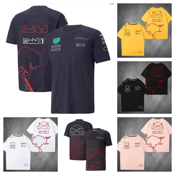 

2022f1 formula 1 racing t-shirt summer round neck jersey same style customization