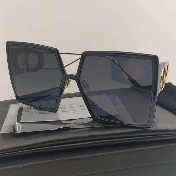 

2020 montaigne sunglasses women brand colored black square futuristic retro fashion sun glasses rectangular men 30montaigne272g, White;black