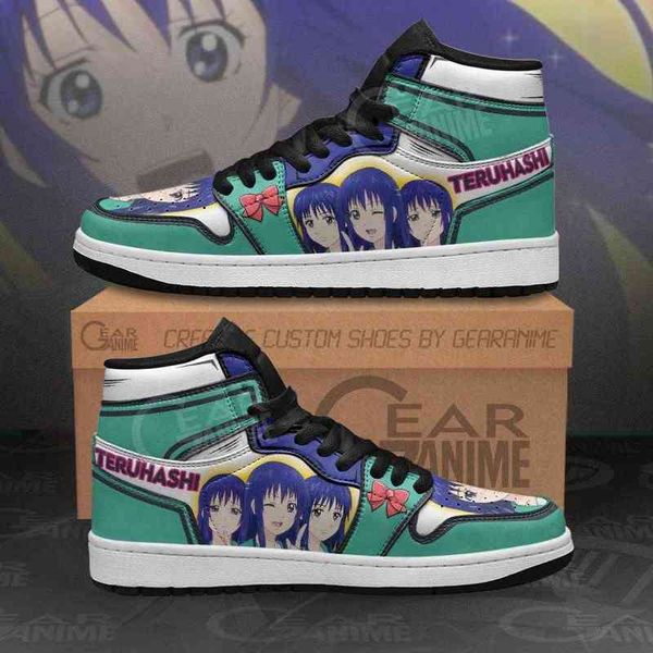 

kokomi teruhashi sneakers custom saiki k anime shoes, Black