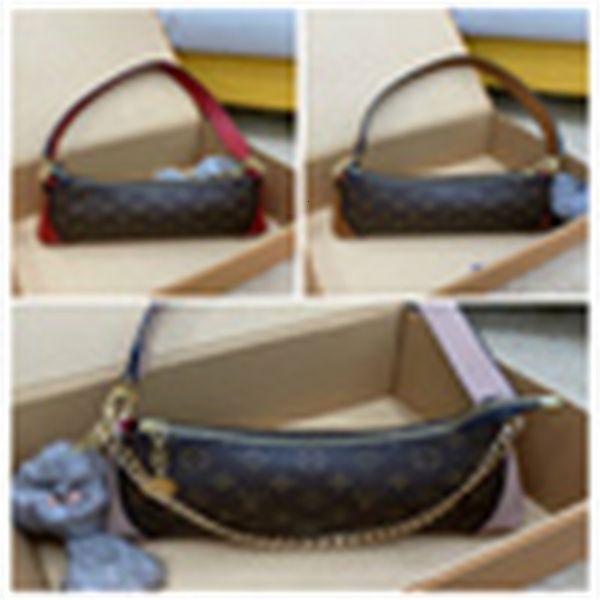 

luxury design long real clutches bag shoulder bags leather evening messenger chain belt pouches m66810 wallet mini wallets purse ghhri