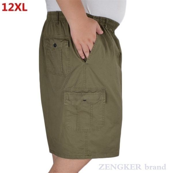 

middleaged elderly mens summer plus size loose casual shorts 9xl 8xl 10xl 11xl 12xl large cotton thin section dad 220620, White;black