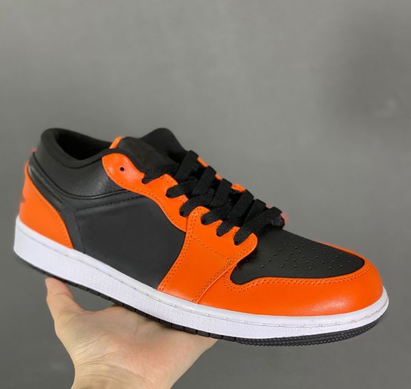 

shoes 1 low se c black orange men basketball 1s sail white-citron-summit outdoor sneakers cu6909-100 boxck3022-008, White;red