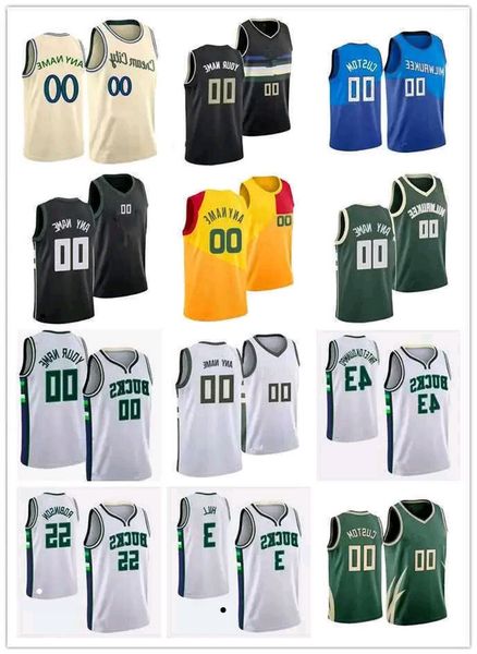 

75th custom mens milwaukee''bucks''giannis 34 antetokounmpo khris 22 middleton jrue 21 holiday bobby 9 portis jr basketb, Black;red