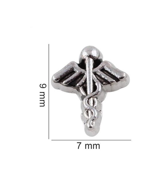 20 Teil/los Medizinische Symbol charme Schwimm Medaillon Charms Fit Für DIY Wohnzimmer Magnetische Medaillon Anhänger Mode Jewelrys