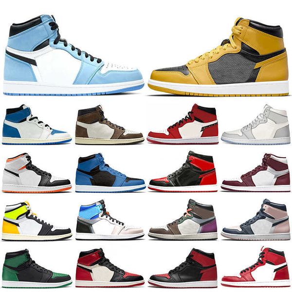 

jumpman 1 basketball shoes 1s men women bordeaux bred patent mocha military blue university pollen electro orange chicago sail sports