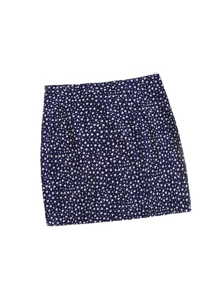 

confetti heart print skirt 69ik#, Black