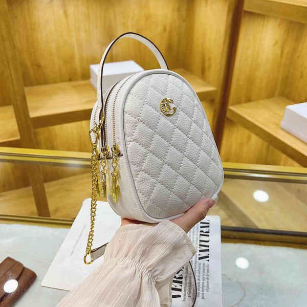 

bags handbags 2022 style shell fashion versatile mini backpack xiangfeng lingge messenger soft mobile phone, Black;red