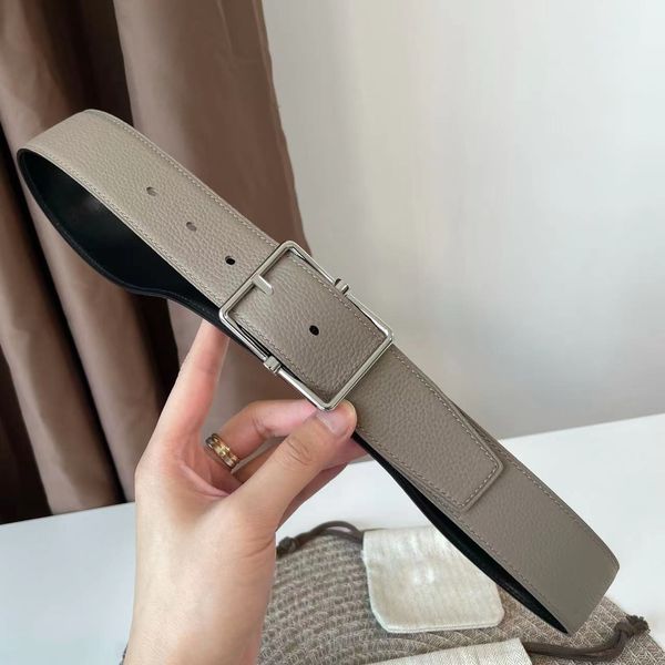 

belts designer men's classic new gold buckles double-sided leather silver buckle popular belts for mens womens 38mm 32mm, Black;brown