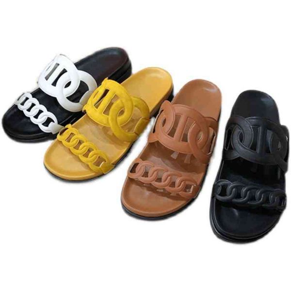 

slippers summer leather thick bottom pig nose flip flop open toe beach shoes sandals cptv, Black