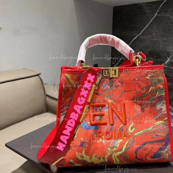 

tote crossbody bags handbag 9a bag designer luxury handbags purses genuine leather woman clutch litchi pattern pochette rouge with gold hard
