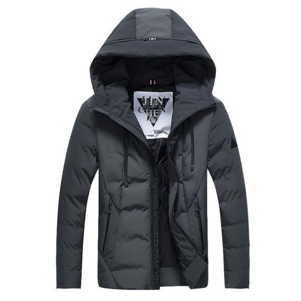 

winter women hooded thick stripe large casual coat 201027, Black