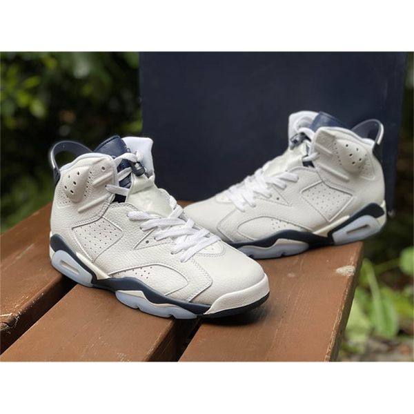 

shoes air authentic 6 midnight navy basketball og white sport blue jumpman athletic retro men women sports
