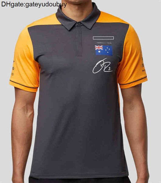

the new 2022 formula one racing suit mclaren polo daniel ricciardo, White;black