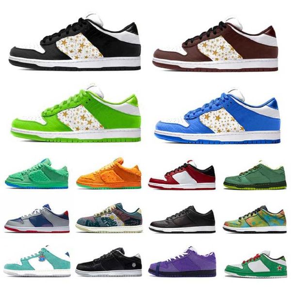 

fashion university red travis scotts mens running shoes yellow bear panda pigeon orange bear viotech men women sports trainers sneakers, Black