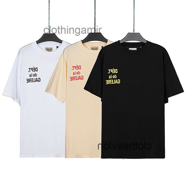 

fashion gallerydept mens new spring and summer short sleeve trend half t-shirt loose couple 9iyw, White;black