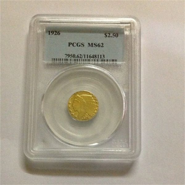 

wholesale usa 2.5 gold quarter eagles indian head 1926 ms62 pcgs coin