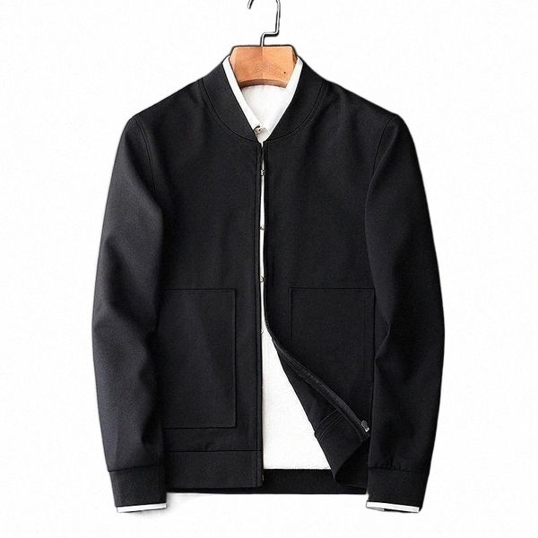 

men's jackets arrival spring baseball uniform single-deck hight qulity fashion thin casual slim fit black jcaket 4xl a5as#, Black;brown