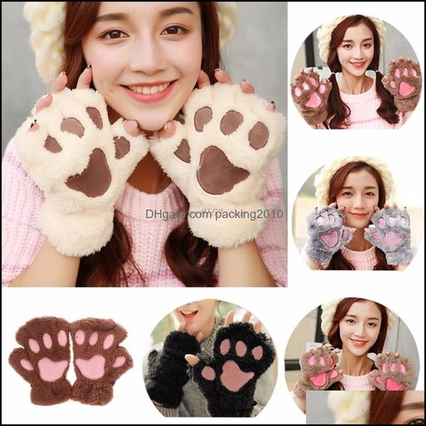 Other Home Garden Ll The Maid Cat Mother Claw Guanti Accessori Cosplay Costume Guanto di peluche Paw Party Glov Dhmpy
