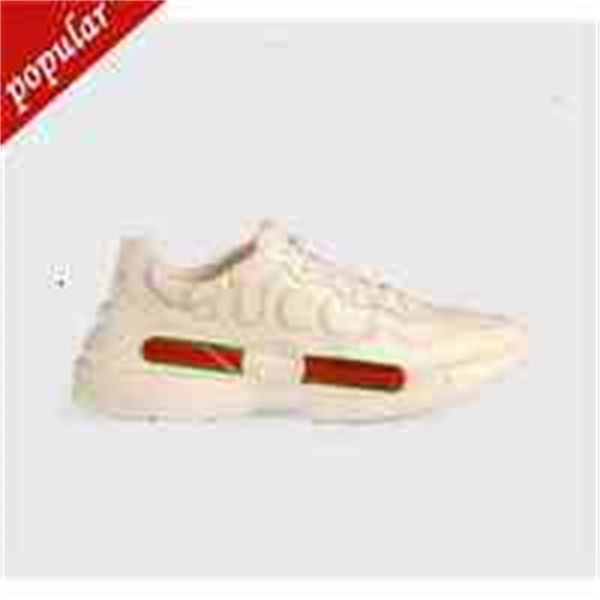 

500877 rhyton leather sneakers with men sneakers casual dress shoes canvas boots driving loafers shoes