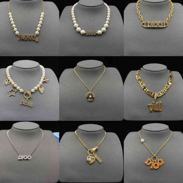 

pearl bee letter pig nose necklace female heart-shaped star classic neck chain eaj8, Silver