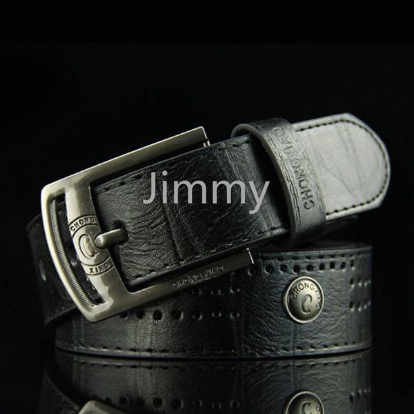 

2019 new fashion belts men hip hop style antique pin buckle belt pu casual tactical belt fashion black white colors men belts280f, Black;brown