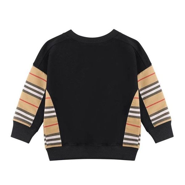 

spring autumn baby boys girls pullover kids long sleeve striped sweaters children casual sweatshirt288y, Blue