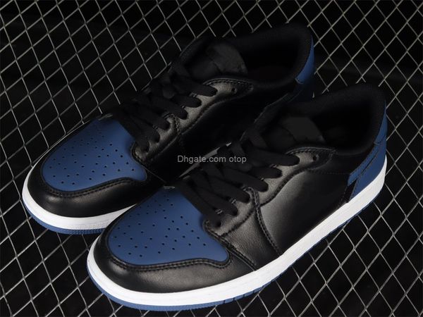 

1 low og mystic navy cz0790-041 basketball shoes womens mens size us 4-13 36-47