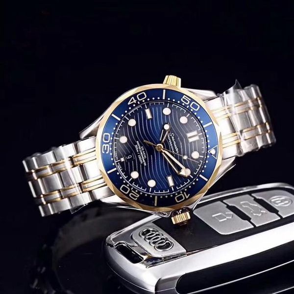 

new 2022 watch sea 007 james mens watches eight style 42mm dial 300m watches automatic movement male watch2906, Slivery;brown