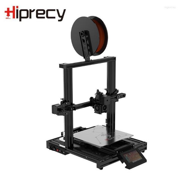 Принтеры Hiprecy Leo 3D-принтер Магнитный тепловой круг All Metal 230x220x260mm i3 DIY комплект кровать Dual Z-оси TFT Screenprinters Roge22