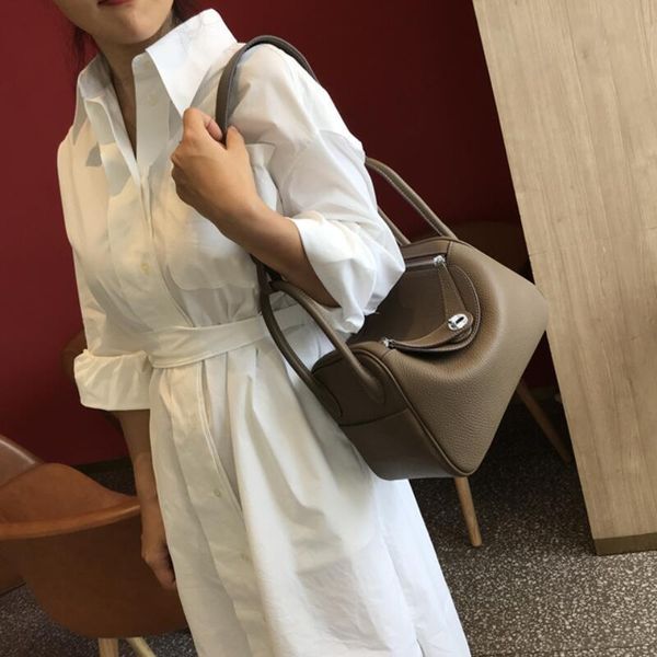

san maries silver gold hardware 20.26.30cm cow leather lady lindi bag brand shoulder messenger bag luxury handbags women bags 220426