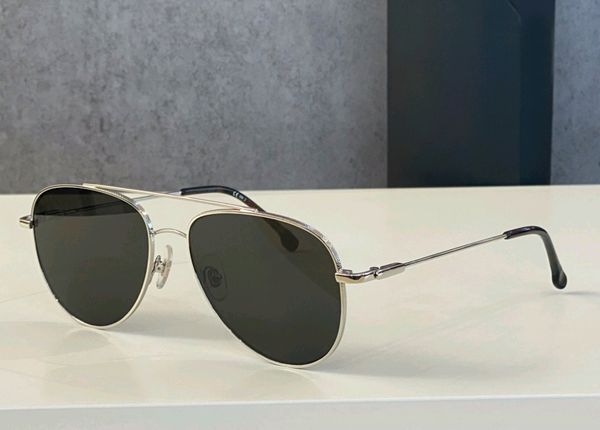 

classic pilot sunglasses silver metal frame/dark grey lens men glasses sunnies sun shades sonnenbrille gafa de sol with box, White;black