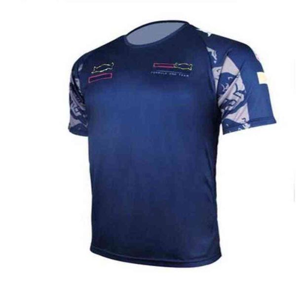 

2021 summer f1 round neck t-shirt formula one racing jersey large size can be customized max verstappen the same clothing2779, White;black