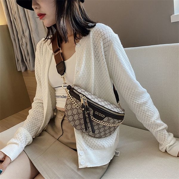 

10% off 2022 new fashion trendy bags advanced breast women's versatile dumpling waist chain oblique cross small