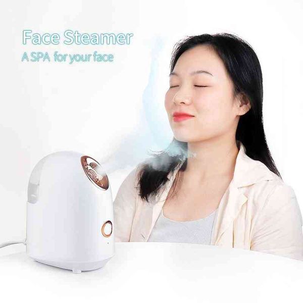 Face Dampfer Nano Mist Hot Nebel Gesichtsfeuchtigkeitsfeuchtigkeitsbefeuchter Kompress Pore Deep Cleanser Home Care Spa Feuchtigkeitscreme 220505