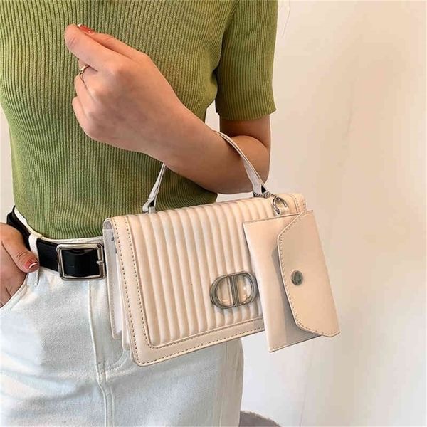 

32% off 2022 trend fashion design bags striped pearl embossed square texture