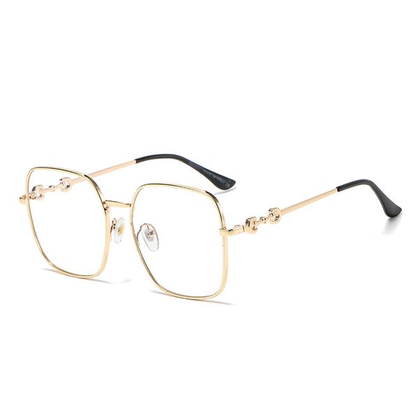 

latest fashion yellow sunglasses men designer women sun glasses square frame shades mirror print personality net red street shooting couple, Black