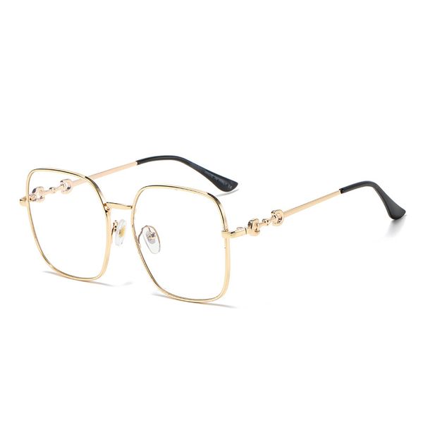 Neueste Mode, gelbe Sonnenbrille für Männer, Designer-Damen-Sonnenbrille, quadratischer Rahmen, Spiegeldruck, Persönlichkeit, Netzrot, Straßenschießen, Paar-Sonnenbrille, Größe 61 15 140