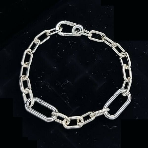 ME Gliederkette Armband Kette Schmuck 925 Sterling Silber Armbänder Damen Charm Perlen Sets für Pandora mit Logo Ale Armreif Geburtstagsgeschenk 599662C00