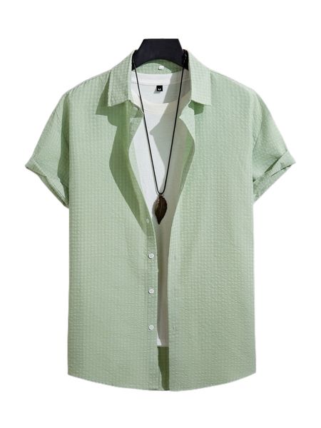 

men button front shirt without tee t2f1#, White;black