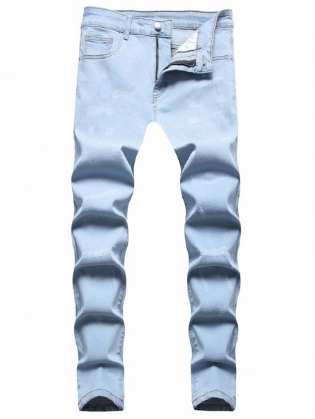 

men ripped skinny jeans h0s0#, Blue