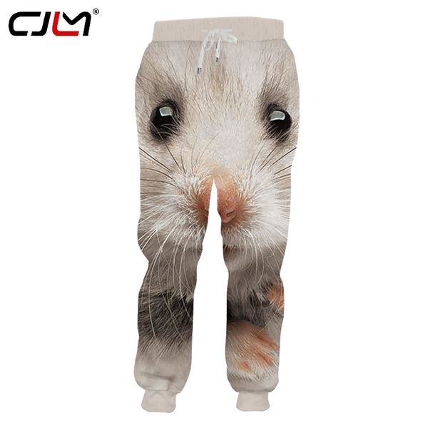 

cjlm hip hop 3d printed service oringial animal white mouse custom plus size sweatpantss drop 220613, Black