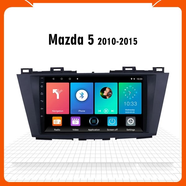 

car multimedia video system for mazda 5 2010-2015 autoradio audio stereo rear view camera player swc mirror link