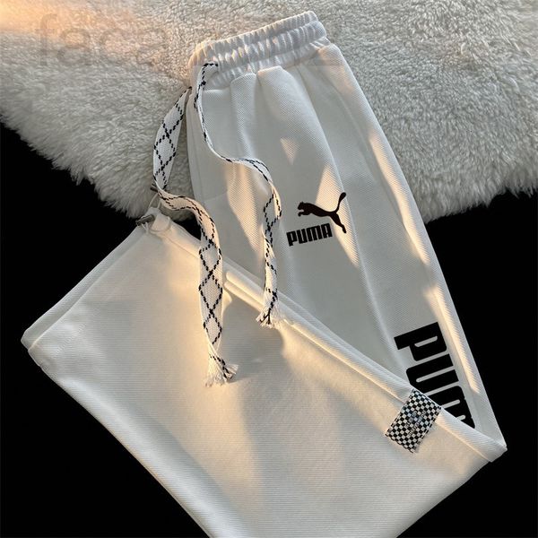 

women's pants & capris designer [65 / 35 minibu]spring and summer sports pants women's casual vertical couple njr62022, Black;white